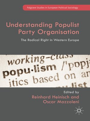 cover image of Understanding Populist Party Organisation